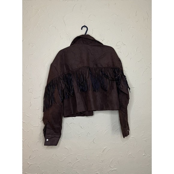Fridge Trimmed Jacket H&M Size S Color Brown - Picture 3 of 4